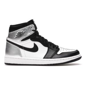 Jordan 1 Retro High Silver Toe Free Shipping